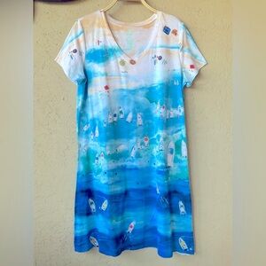 Art & Sol Beach Print Dress